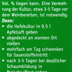 Kitzinger Reinzucht-Hefe Burgund - 20 Ml -Gartenbedarfsgeschäft Kitzinger20Reinzucht Hefe 15125 L01