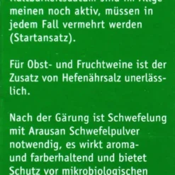 Kitzinger Reinzucht-Hefe Burgund - 20 Ml -Gartenbedarfsgeschäft Kitzinger20Reinzucht Hefe 15125 R01