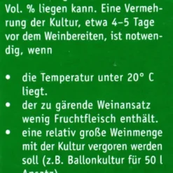 Kitzinger Reinzucht-Hefe Malaga - 20 Ml -Gartenbedarfsgeschäft Kitzinger20Reinzuchthefe 15105 L01