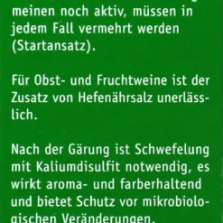 Kitzinger Reinzucht-Hefe Bordeaux - 20 Ml -Gartenbedarfsgeschäft Kitzinger20Reinzuchthefe 15123 R01