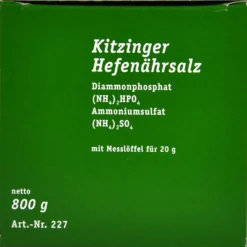 Kitzinger Hefenährsalz - 800 G 9 Kitzinger Hefenährsalz - 800 G -Gartenbedarfsgeschäft Kitzinger Hefenaehrsalz 15337 O01