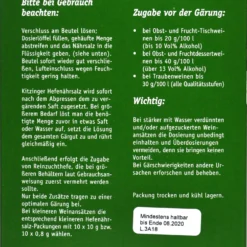 Kitzinger Hefenährsalz - 800 G 11 Kitzinger Hefenährsalz - 800 G -Gartenbedarfsgeschäft Kitzinger Hefenaehrsalz 15337 R01