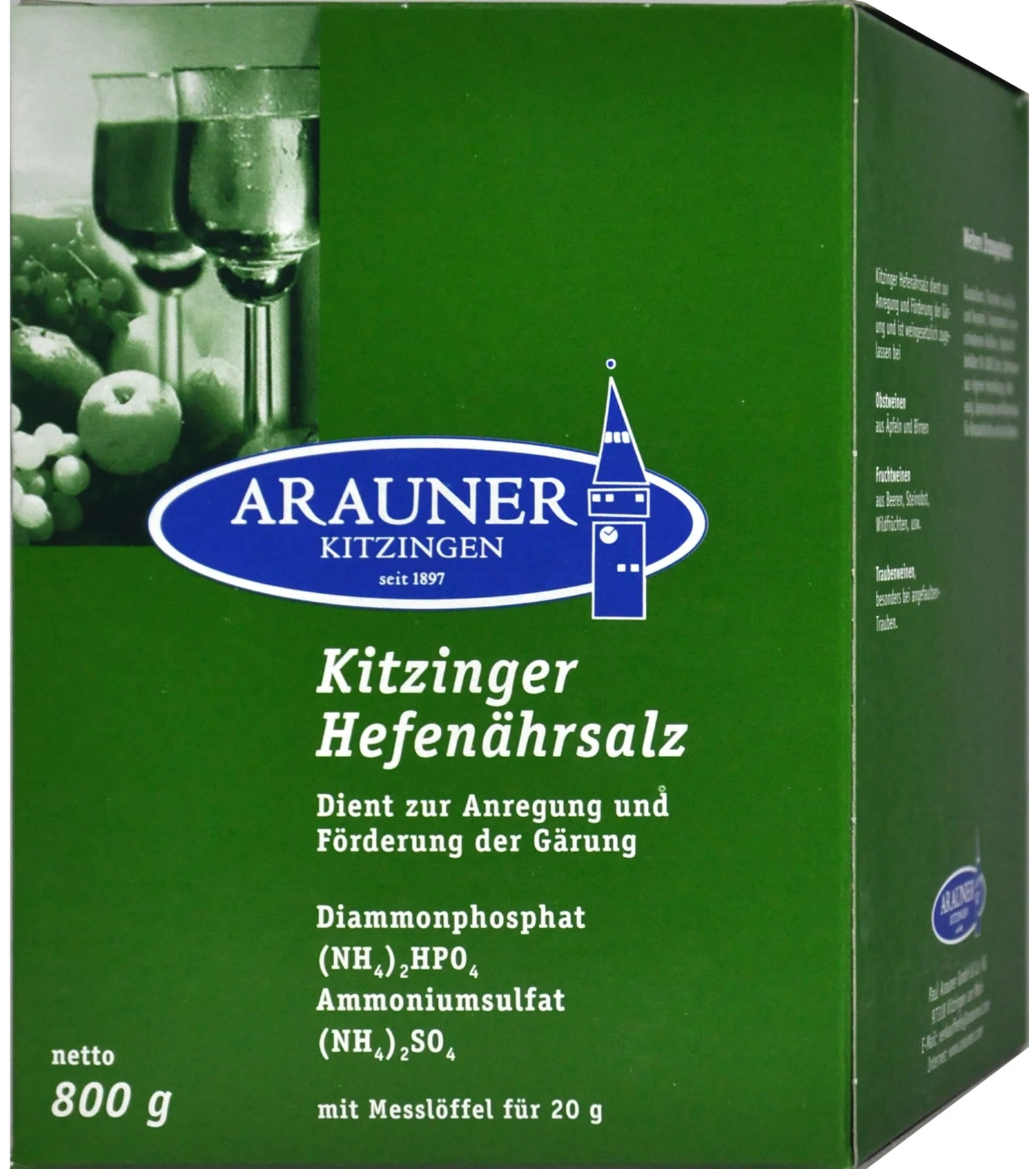 Kitzinger Hefenährsalz - 800 G 3 Kitzinger Hefenährsalz - 800 G