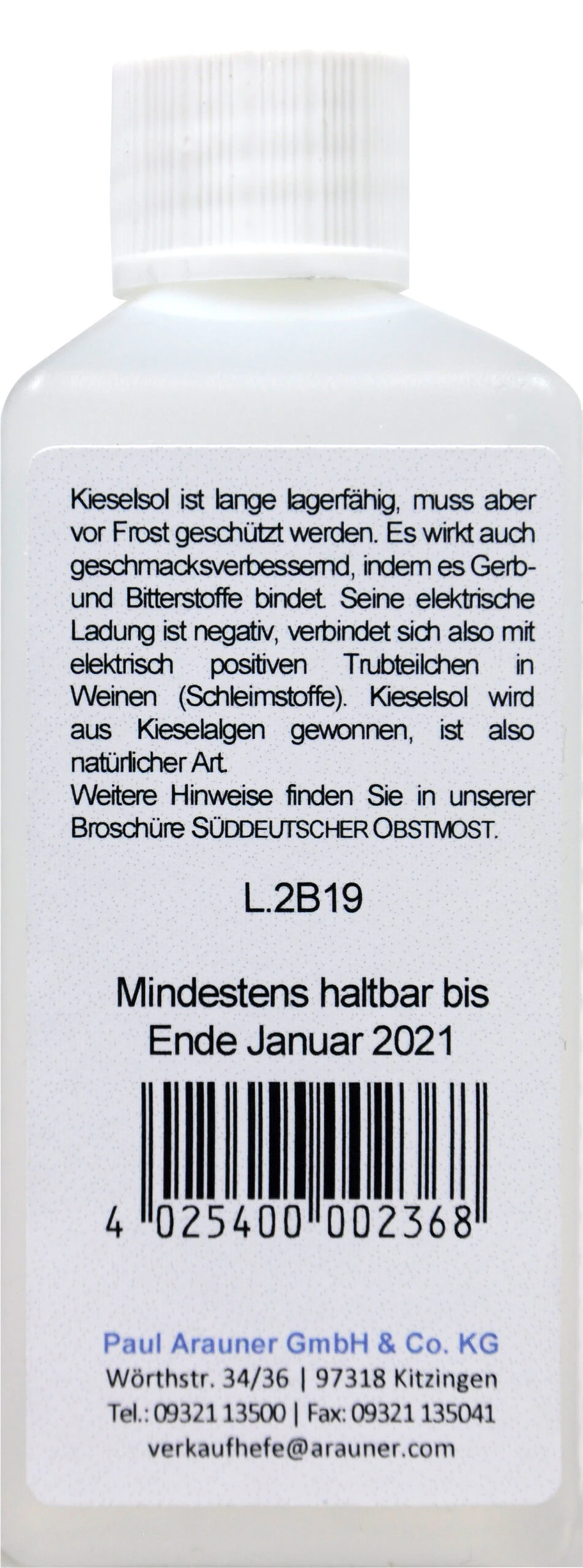 Kitzinger Kieselsol 15 % - 100 Ml 4 Kitzinger Kieselsol 15 % - 100 Ml – Bild 2