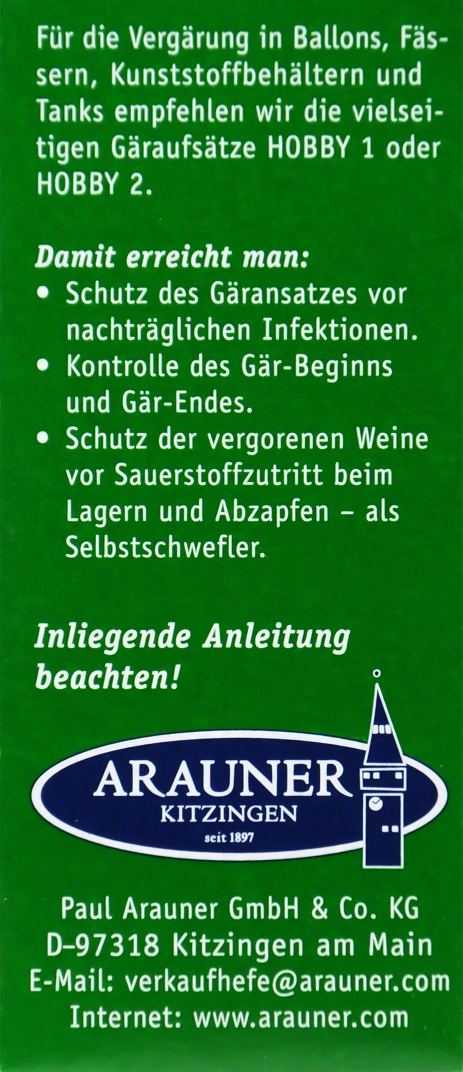 Kitzinger Hefe Tokaj - 20 Ml 5 Kitzinger Hefe Tokaj - 20 Ml – Bild 3