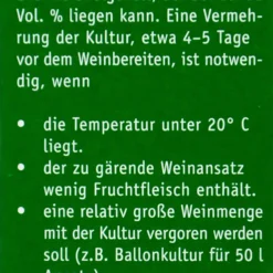 Kitzinger Hefe Tokaj - 20 Ml 10 Kitzinger Hefe Tokaj - 20 Ml -Gartenbedarfsgeschäft Kitzinger Reinzuchthefe Tokaj 15115 L01