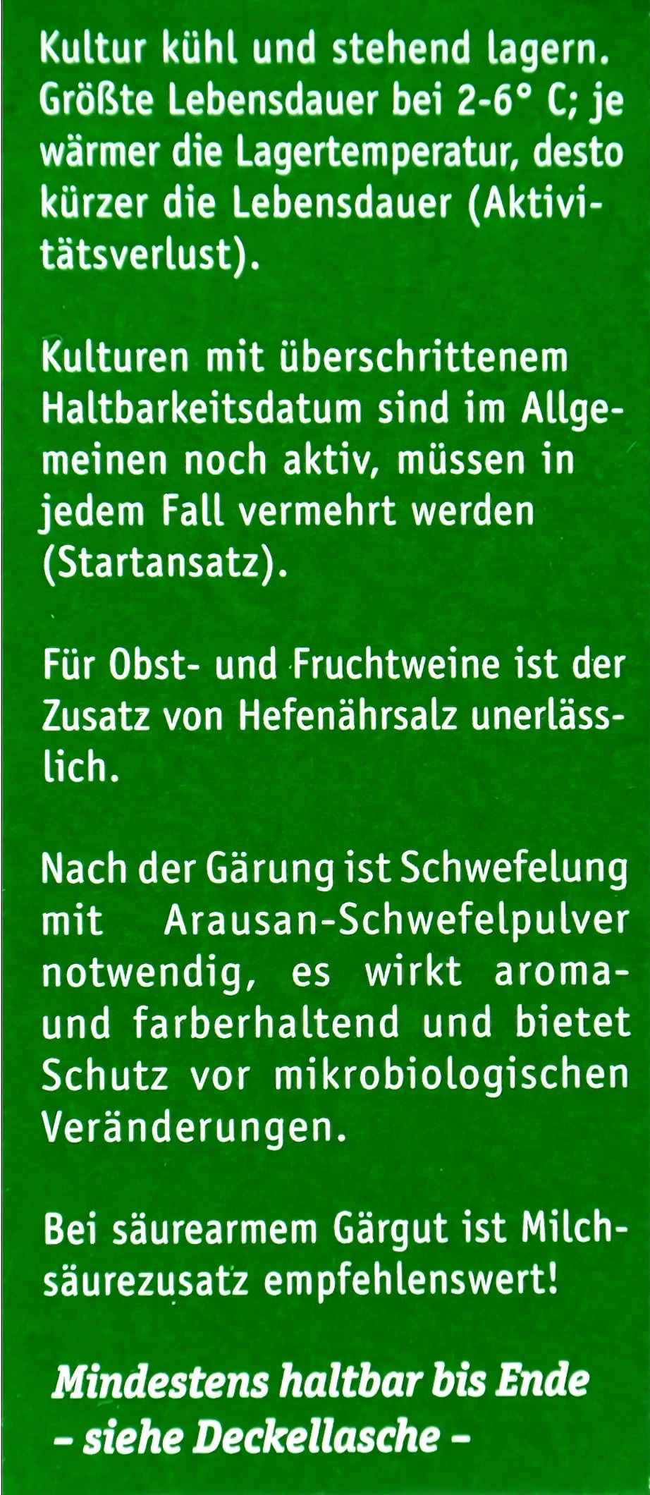 Kitzinger Hefe Tokaj - 20 Ml 4 Kitzinger Hefe Tokaj - 20 Ml – Bild 2