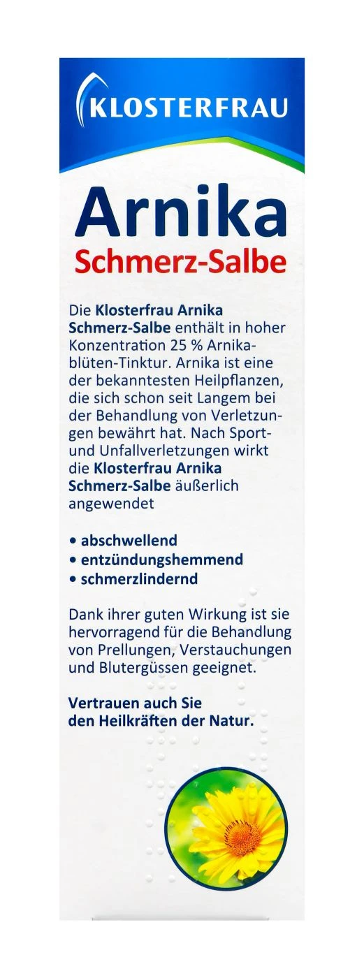 Klosterfrau Arnika Schmerzsalbe - 100 G 5 Klosterfrau Arnika Schmerzsalbe - 100 G – Bild 3