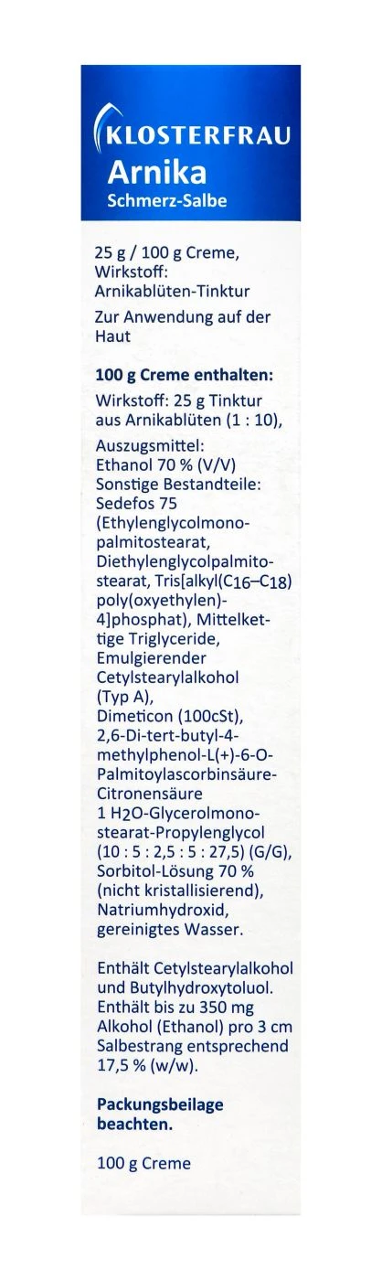 Klosterfrau Arnika Schmerzsalbe - 100 G 6 Klosterfrau Arnika Schmerzsalbe - 100 G – Bild 4