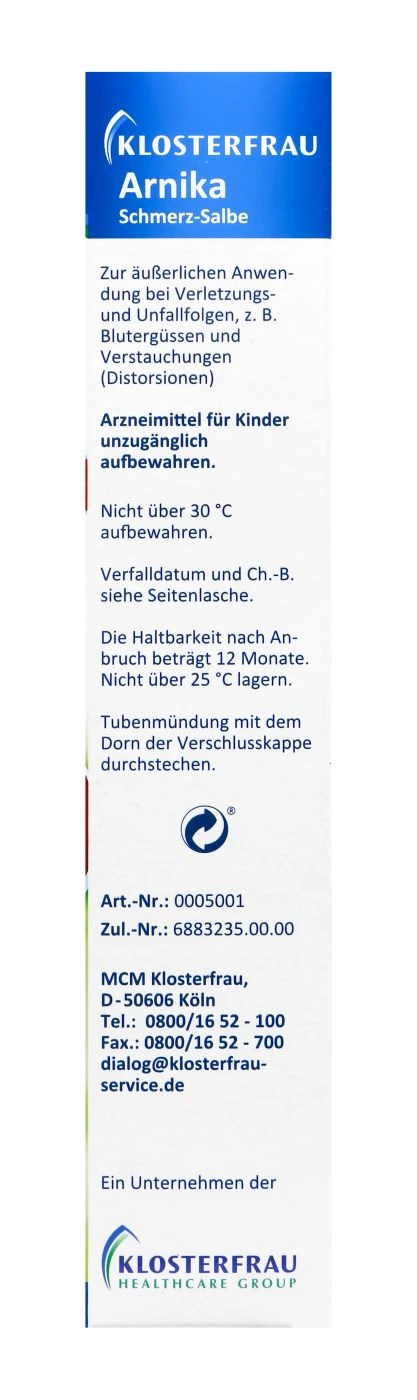 Klosterfrau Arnika Schmerzsalbe - 100 G 4 Klosterfrau Arnika Schmerzsalbe - 100 G – Bild 2