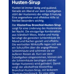 Klosterfrau Bronchial-Husten-Sirup - 100 Ml -Gartenbedarfsgeschäft Klosterfrau20Bronchial Husten Sirup 76815 H01