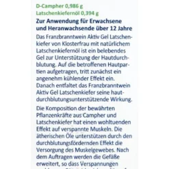 Klosterfrau Franzbranntwein Aktiv Latschenkiefer Gel - 150 G -Gartenbedarfsgeschäft Klosterfrau20Franzbranntwein20Aktiv20Latschenkiefer20Gel20 90729 H01