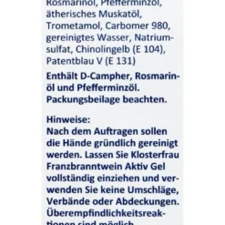 Klosterfrau Franzbranntwein Aktiv Latschenkiefer Gel - 150 G -Gartenbedarfsgeschäft Klosterfrau20Franzbranntwein20Aktiv20Latschenkiefer20Gel20 90729 L01