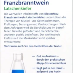 Klosterfrau Franzbranntwein Latschenkiefer - 200 Ml -Gartenbedarfsgeschäft Klosterfrau20Franzbranntwein20Latschenkiefer 15308 H01