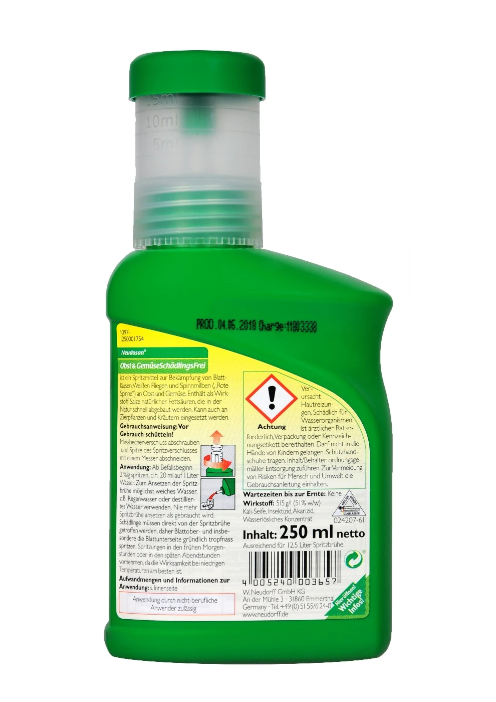 Neudorff Neudosan Obst- Und Gemüse SchädlingsFrei - 250 Ml 4 Neudorff Neudosan Obst- Und Gemüse SchädlingsFrei - 250 Ml – Bild 2