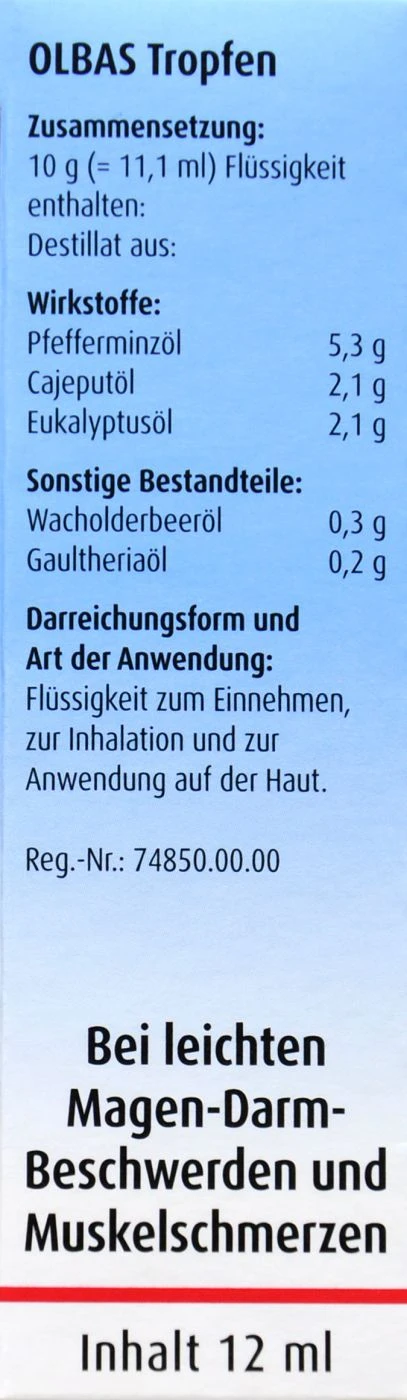 Olbas Tropfen - 12 Ml 5 Olbas Tropfen - 12 Ml – Bild 3