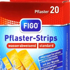 Figo Pflaster-Strips Wasserabweisend - 20 Stück