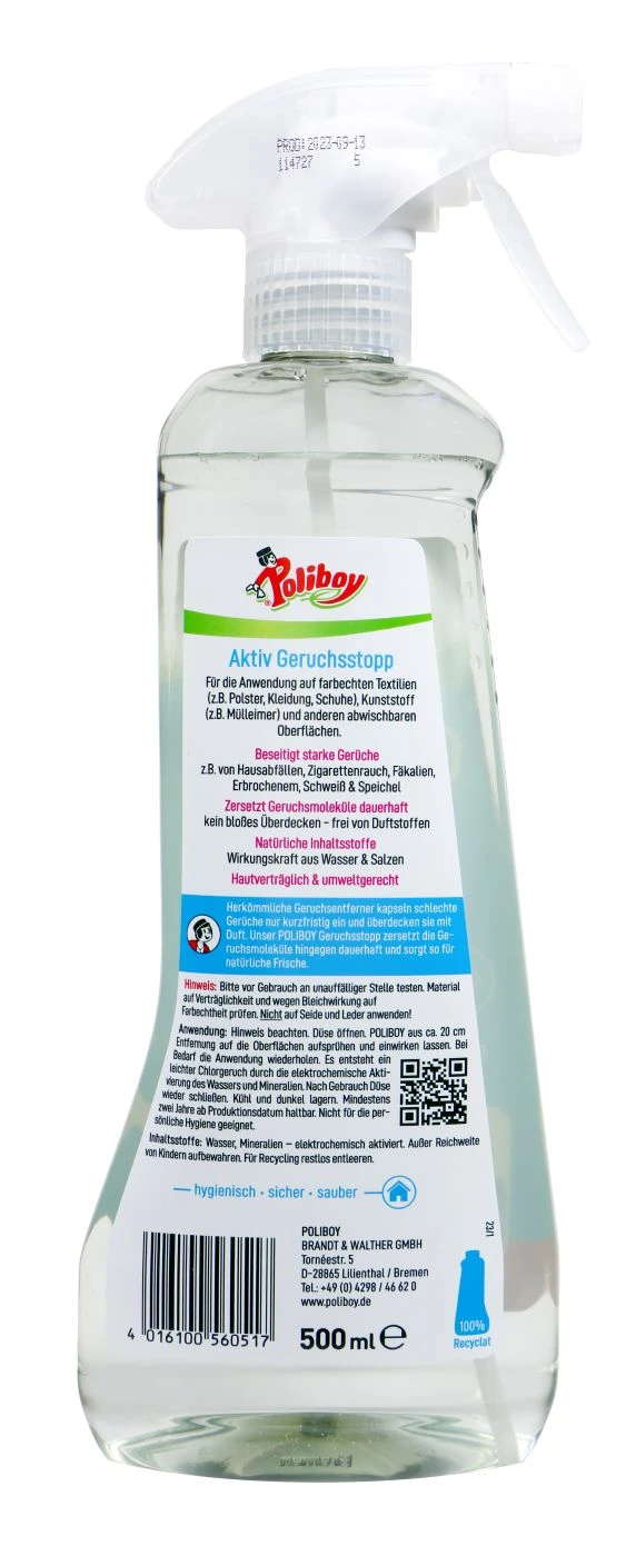 Poliboy Geruchs Stopp - 500 Ml 4 Poliboy Geruchs Stopp - 500 Ml – Bild 2