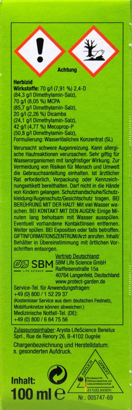 Protect Garden Loredo Quattro Univ.Rasenunkrautfrei - 100 Ml 6 Protect Garden Loredo Quattro Univ.Rasenunkrautfrei - 100 Ml – Bild 4