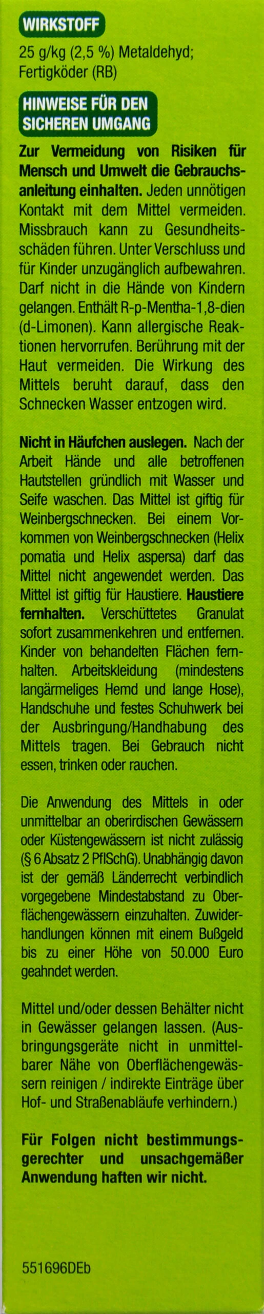 Protect Garden Schneckenkorn Protect Maxx - 250 G 5 Protect Garden Schneckenkorn Protect Maxx - 250 G – Bild 3