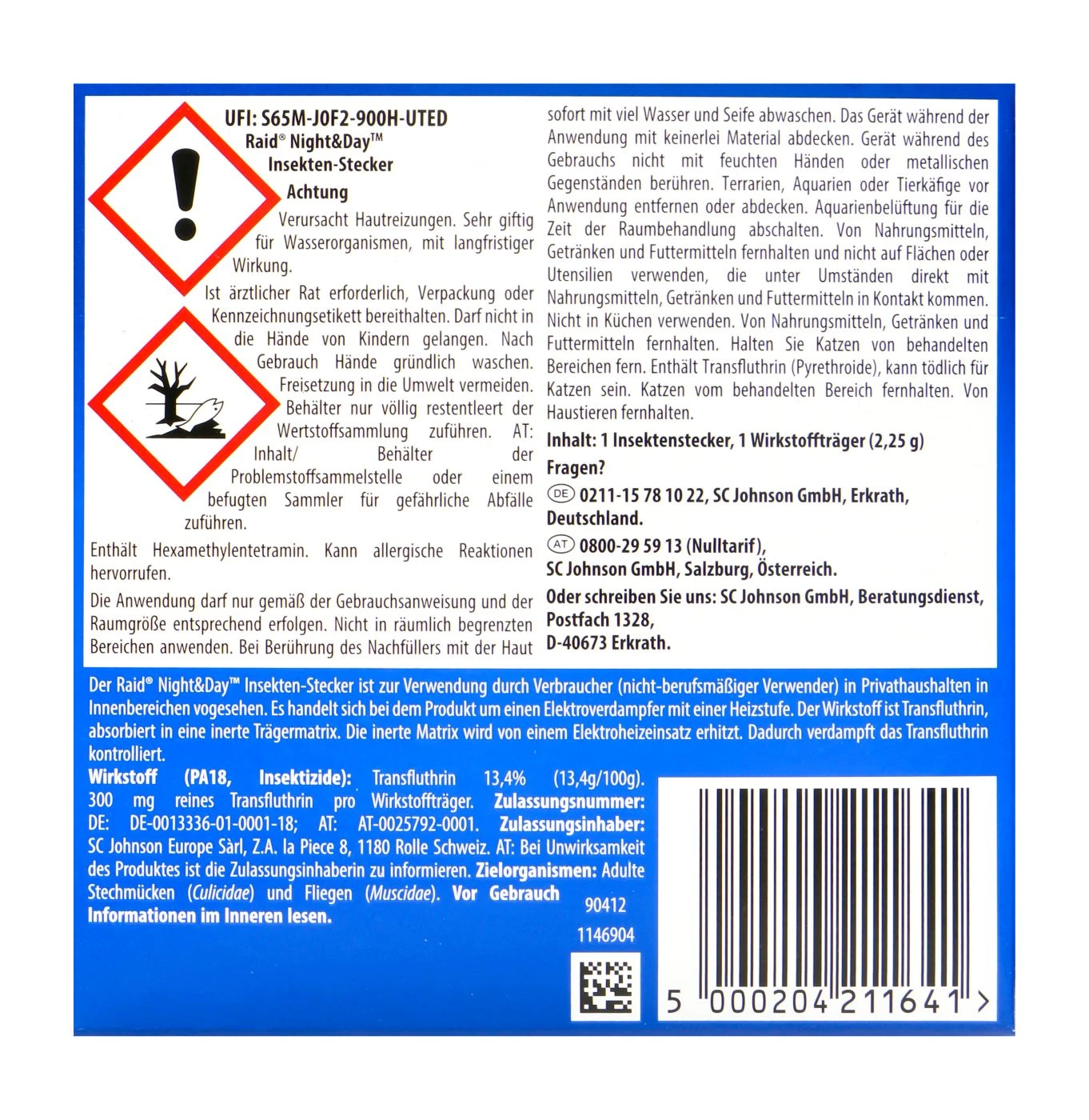 Raid Insektenstecker Night & Day Original 4 Raid Insektenstecker Night & Day Original – Bild 2