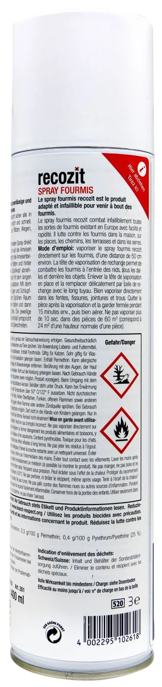 Recozit Ameisen Spray - 0,4 L 5 Recozit Ameisen Spray - 0,4 L – Bild 3