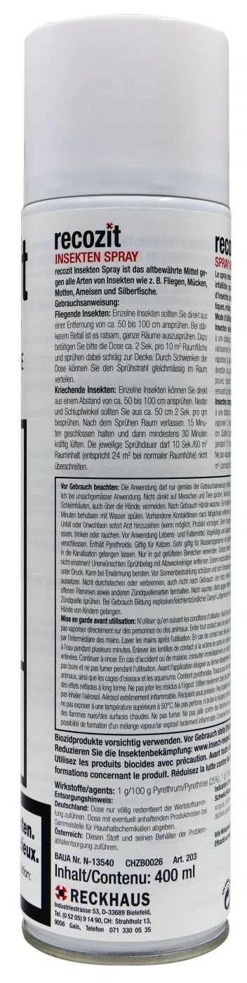 Recozit Insektenspray - 0,4 L 4 Recozit Insektenspray - 0,4 L – Bild 2