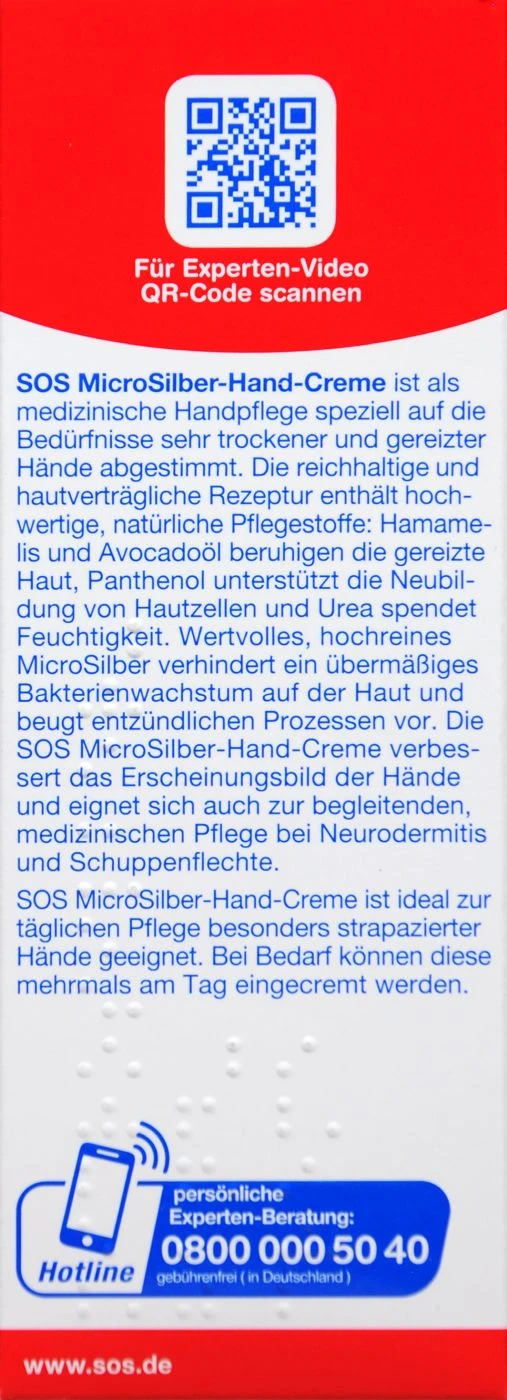 SOS Micro-Silber-Hand-Creme - 75 Ml 5 SOS Micro-Silber-Hand-Creme - 75 Ml – Bild 3