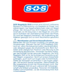 SOS Nagelpilz-Stift - 3 Ml -Gartenbedarfsgeschäft SOS20Nagelpilz Stift 19234 H01