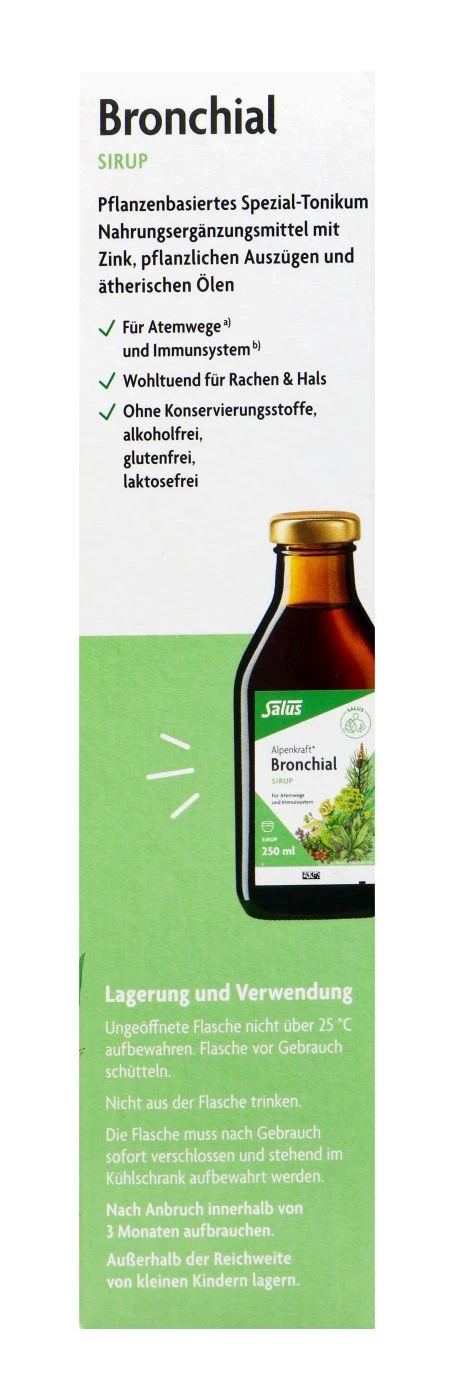 Salus Alpenkraft Bronchial Sirup - 250 Ml 4 Salus Alpenkraft Bronchial Sirup - 250 Ml – Bild 2