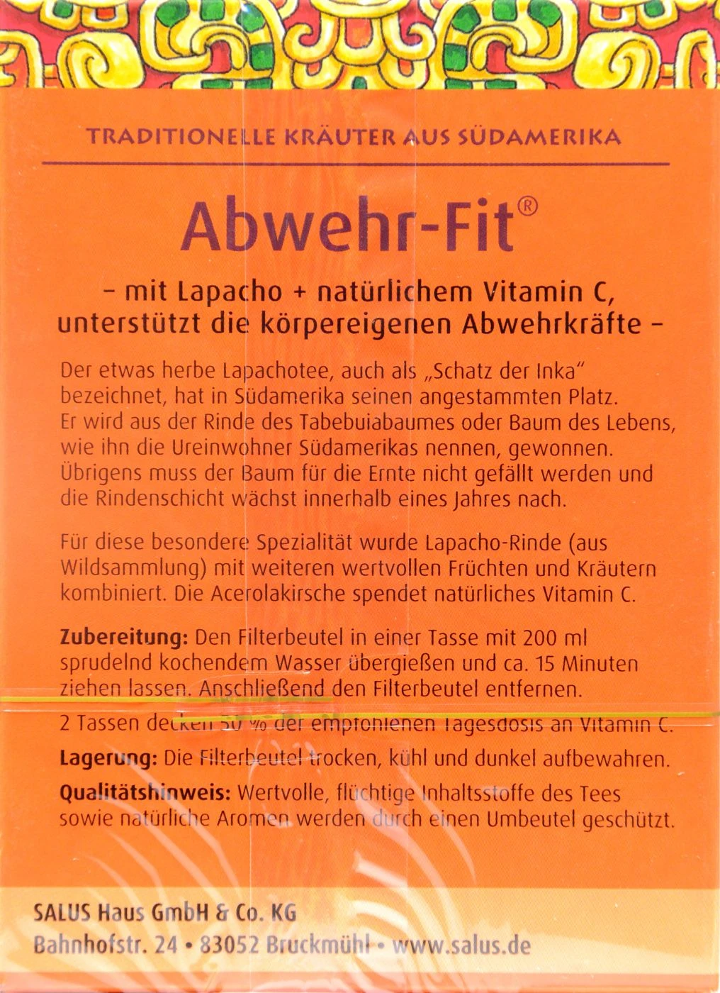 Salus Kräutertee Abwehr-Fit - 15 Stück 4 Salus Kräutertee Abwehr-Fit - 15 Stück – Bild 2