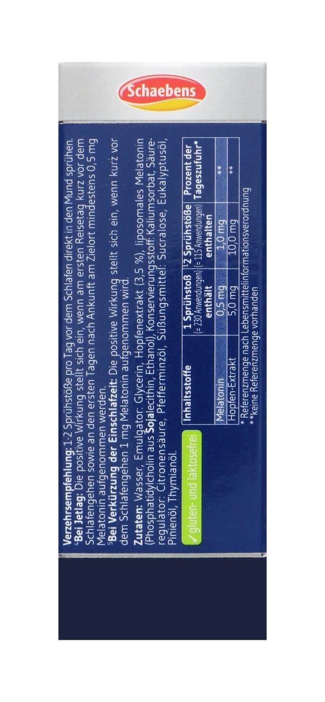 Schaebens Melatonin Schlaf-Spray - 30 Ml 4 Schaebens Melatonin Schlaf-Spray - 30 Ml – Bild 2