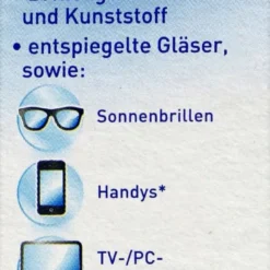 Sidolin Brillenputztuch - 20 Stück -Gartenbedarfsgeschäft Sidolin20Brillenputztuch 24810 L01