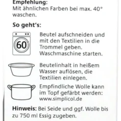 Simplicol Expert Brombeer-Rot Textilfarbe - 1706 - 150 G -Gartenbedarfsgeschäft Simplicol20Expert20Brombeer Rot20Textilfarbe 27413 L01