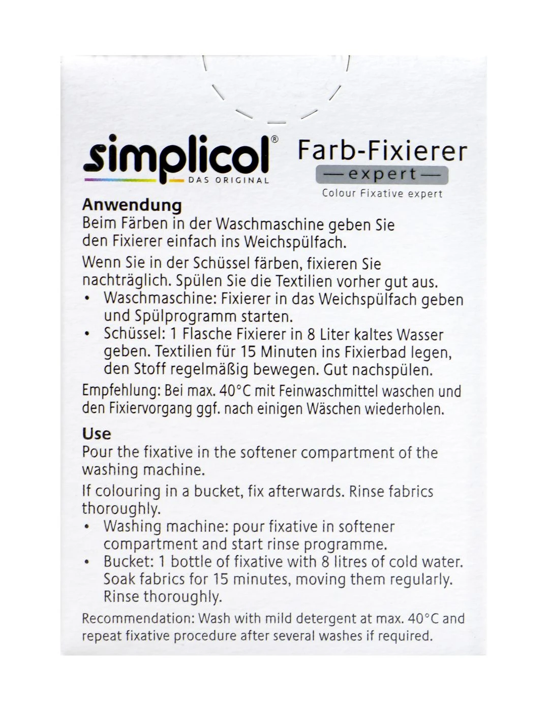 Simplicol Expert Farb-Fixierer - 1730 - 90 Ml 5 Simplicol Expert Farb-Fixierer - 1730 - 90 Ml – Bild 3