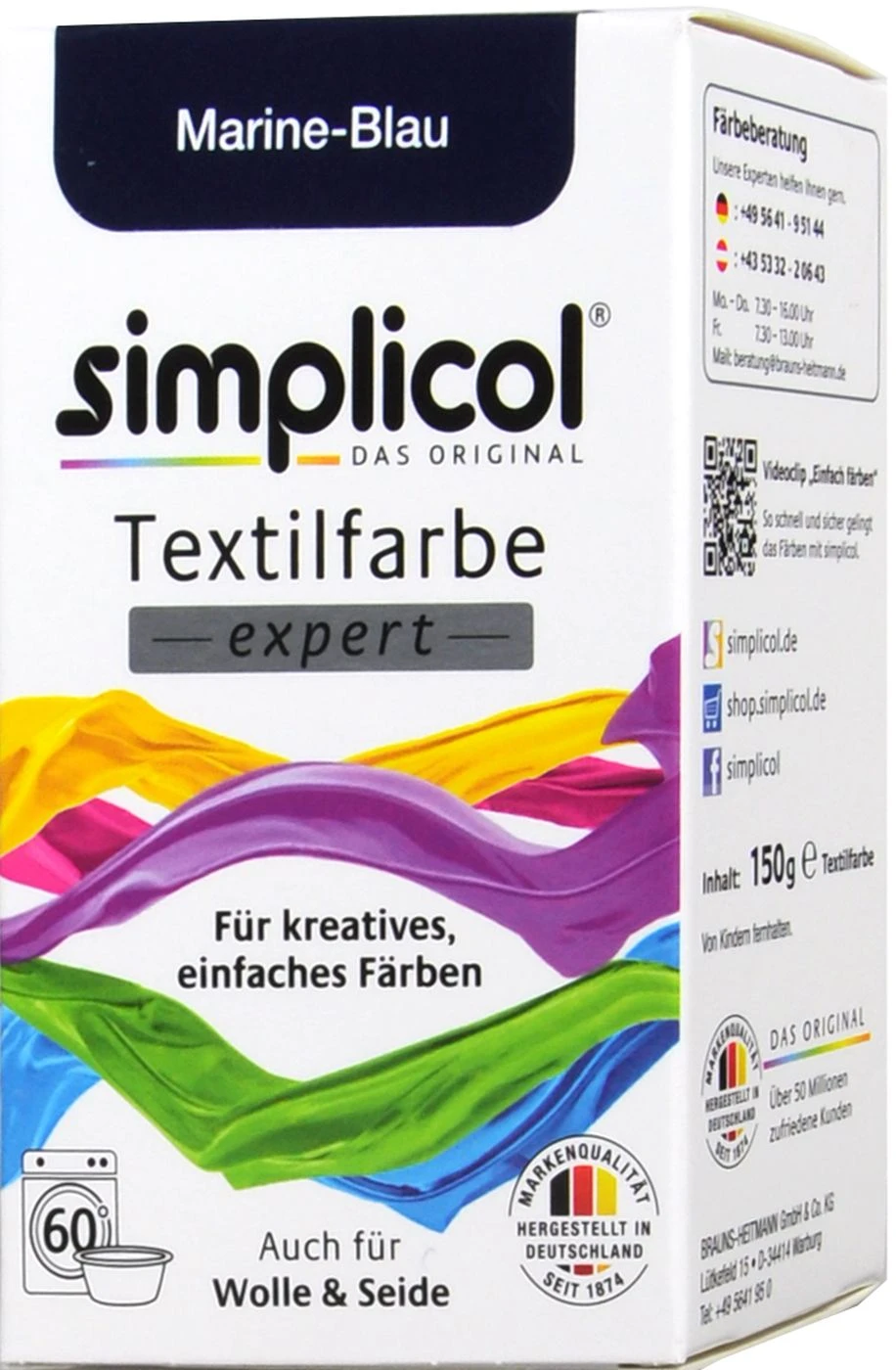 Simplicol Expert Marine-Blau Textilfarbe - 1708 - 150 Ml 3 Simplicol Expert Marine-Blau Textilfarbe - 1708 - 150 Ml