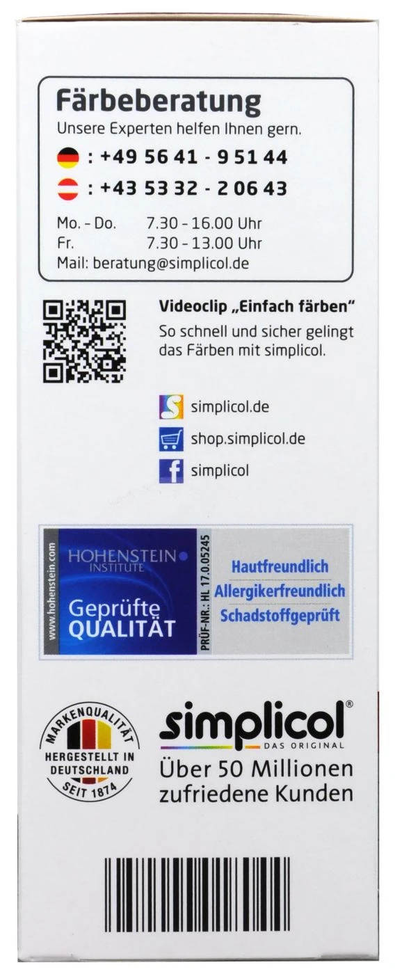 Simplicol Intensiv Rubin-Rot Textilfarbe - 1804 4 Simplicol Intensiv Rubin-Rot Textilfarbe - 1804 – Bild 2