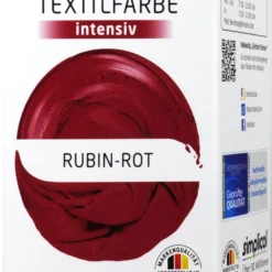 Simplicol Intensiv Rubin-Rot Textilfarbe - 1804