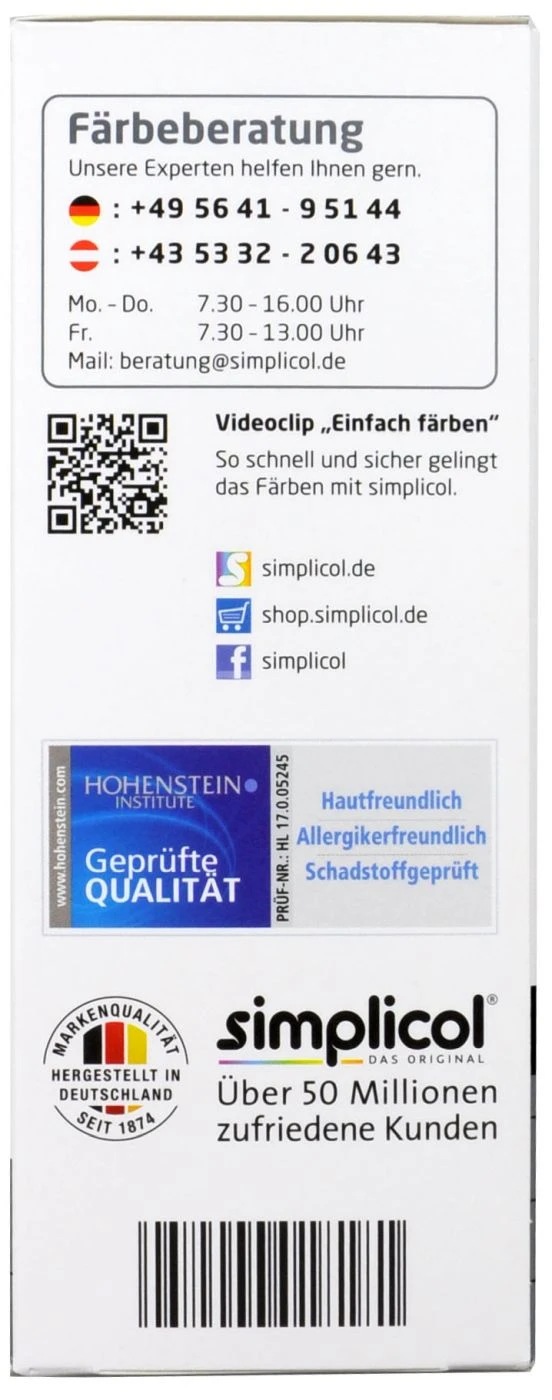 Simplicol Intensiv Samt-Schwarz Textilfarbe - 1818 4 Simplicol Intensiv Samt-Schwarz Textilfarbe - 1818 – Bild 2