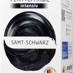 Simplicol Intensiv Samt-Schwarz Textilfarbe - 1818