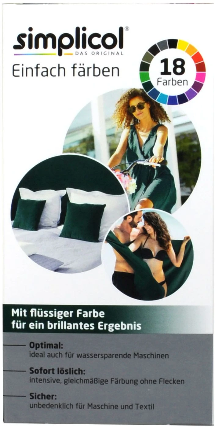 Simplicol Intensiv Wald-Grün Textilfarbe - 1812 5 Simplicol Intensiv Wald-Grün Textilfarbe - 1812 – Bild 3