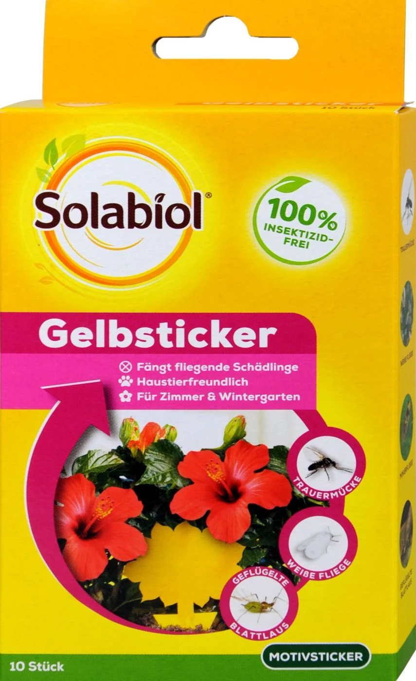 Solabiol Gelbsticker - 10 Stück 3 Solabiol Gelbsticker - 10 Stück