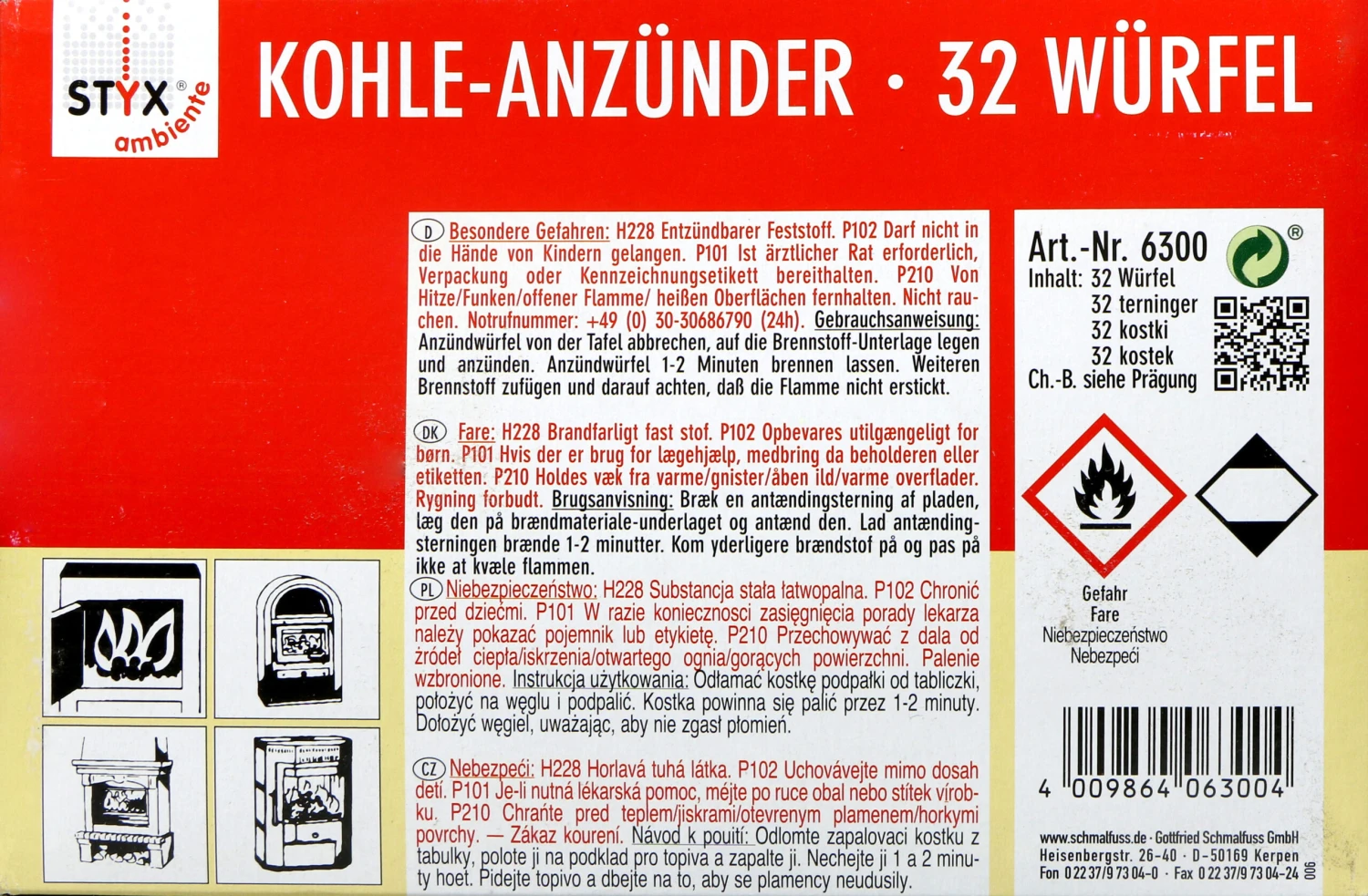 Styx Kohleanzünder - 50 G 4 Styx Kohleanzünder - 50 G – Bild 2