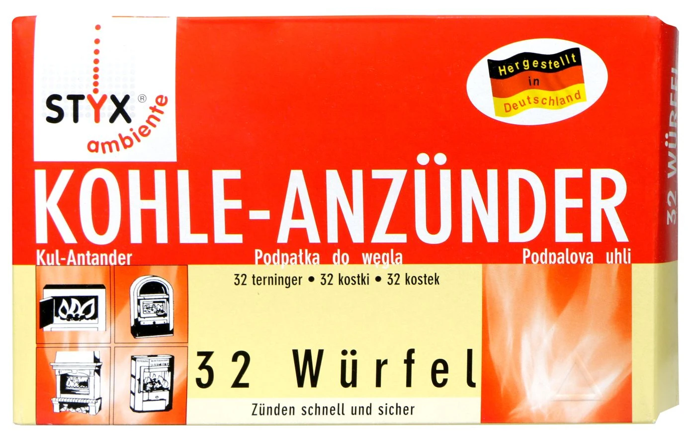 Styx Kohleanzünder - 50 G 3 Styx Kohleanzünder - 50 G