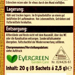 Naturen Bio Zünsler & Raupenfrei XenTari - 20 G -Gartenbedarfsgeschäft Substral20Naturen20Zuensler20und20Raupenfrei20XenTari 32501 L01