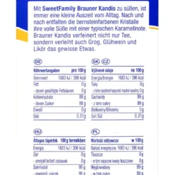 Sweet Family Brauner Kandis - 500 G -Gartenbedarfsgeschäft Sweet20Family20Brauner20Kandis 14425 H01