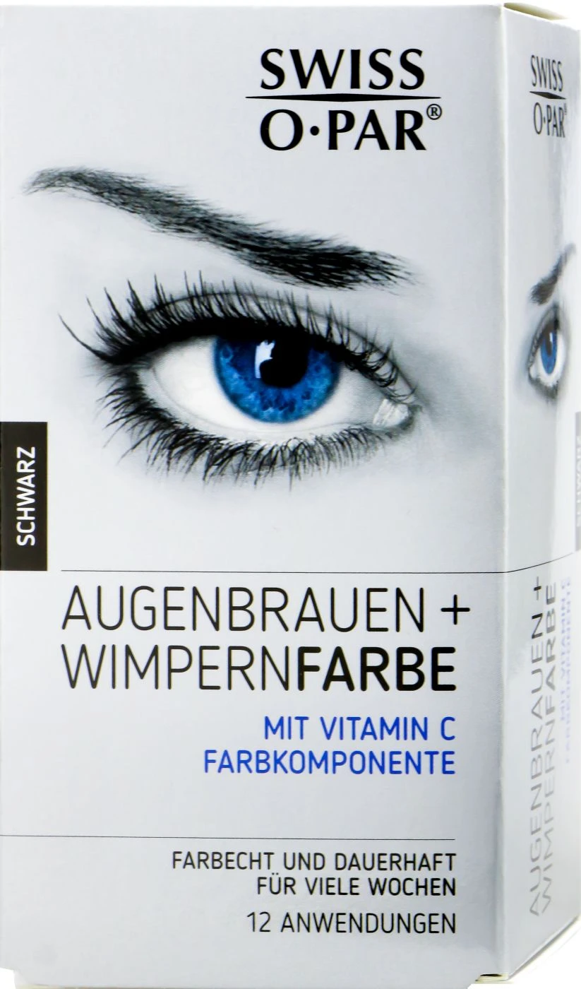 Swiss-o-Par Augenbrauen & Wimpernfarbe - Schwarz 3 Swiss-o-Par Augenbrauen & Wimpernfarbe - Schwarz