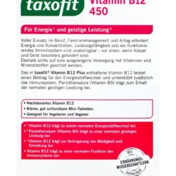 Taxofit Vitamin B12 450 µg Mini-Tabletten - 30 Stück 8 Taxofit Vitamin B12 450 µg Mini-Tabletten - 30 Stück -Gartenbedarfsgeschäft Taxofit20Vitamin20B122045020µg20Mini Tabletten 76825 H01