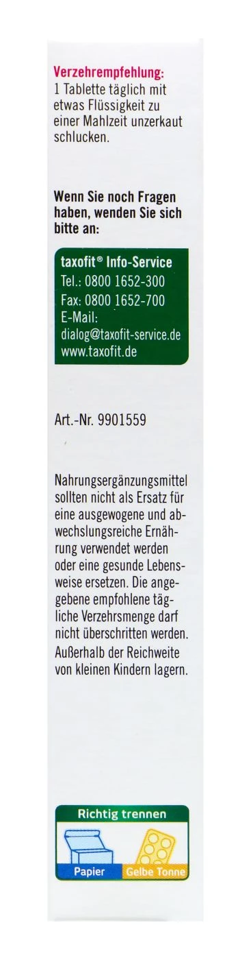 Taxofit Vitamin B12 450 µg Mini-Tabletten - 30 Stück 4 Taxofit Vitamin B12 450 µg Mini-Tabletten - 30 Stück – Bild 2