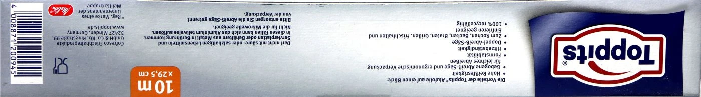 Toppits Alu-Folie Mit Abreißkante - 10 M 4 Toppits Alu-Folie Mit Abreißkante - 10 M – Bild 2